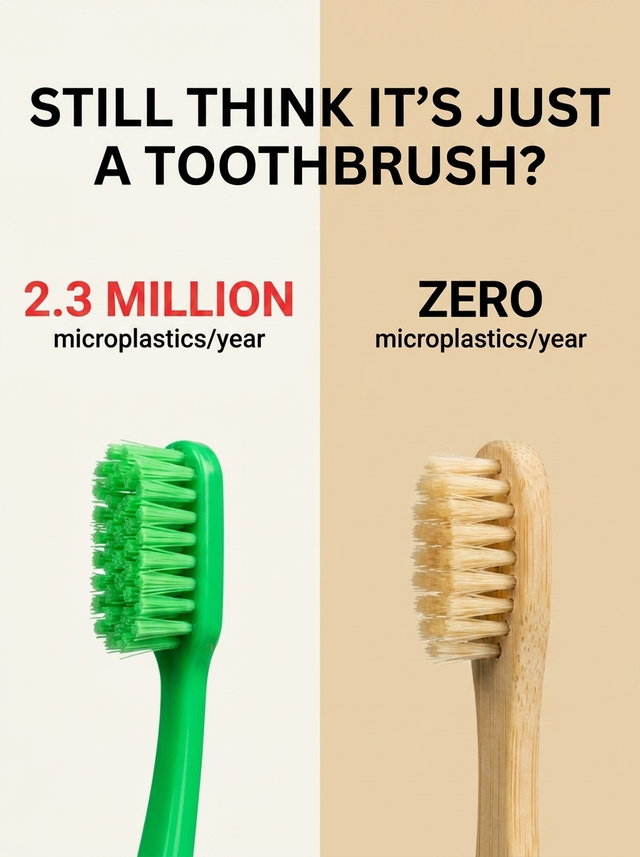 BareHouse - Bamboo & Boar/Horse Bristle Toothbrush