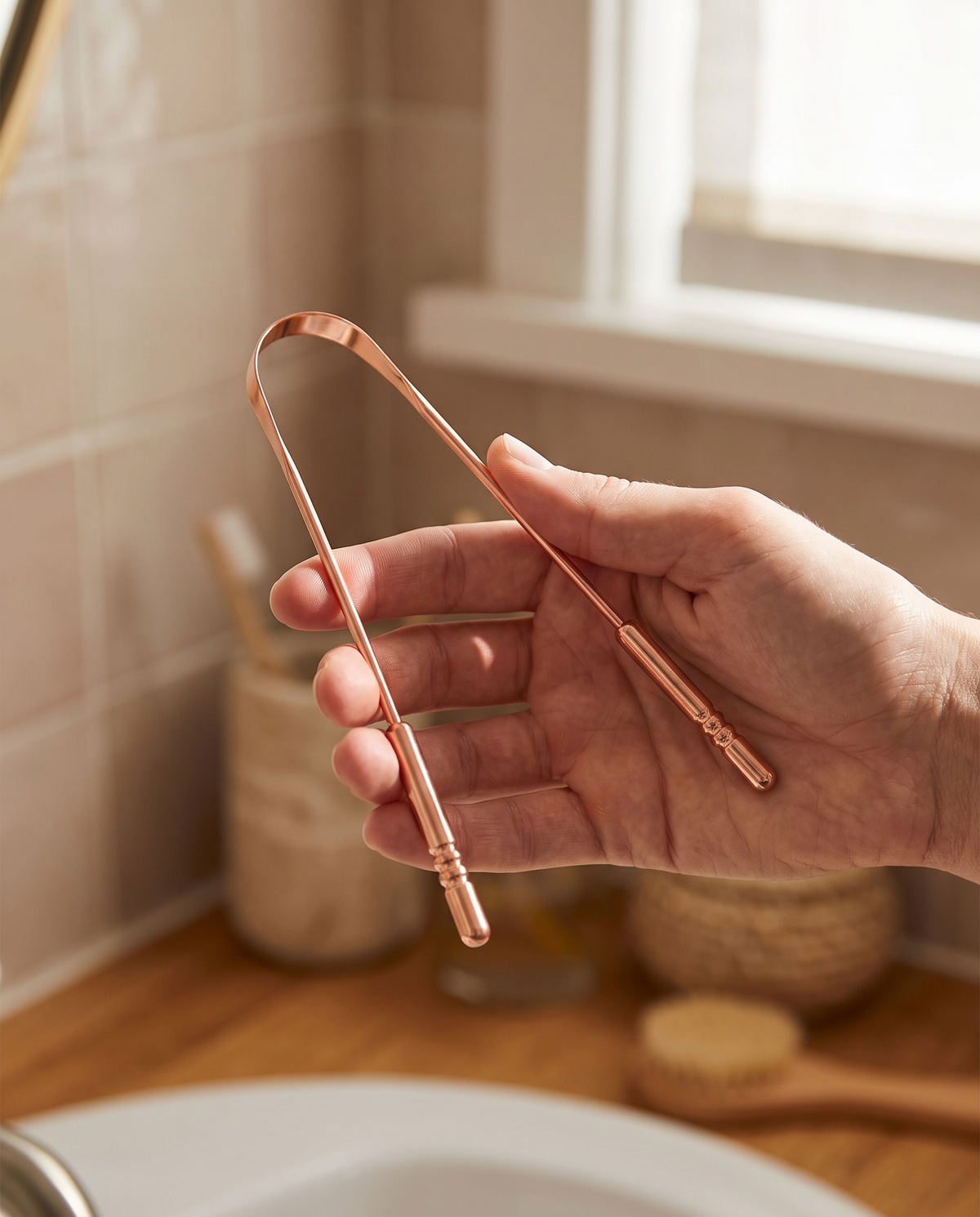 Copper Tongue scraper