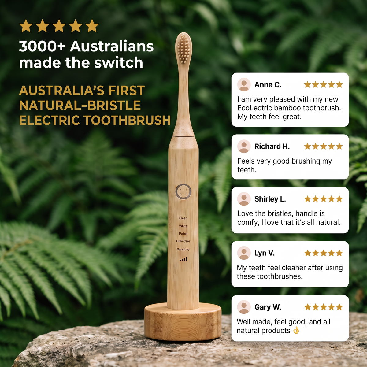 BareHouse - EcoLectric Bamboo Toothbrush
